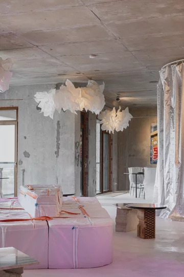 Venue 54 pop up Restaurant, Ryga. Projekt: Open AD 