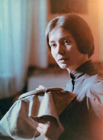 Kadr z filmu „Pasja” 1977. Kadr z filmu „Pasja” w reżyserii Stanisława Różewicza, n/z Halina Golanko.
