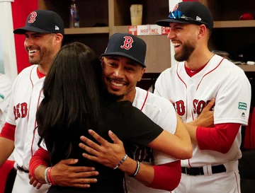 Meghan Markle i Mookie Betts 