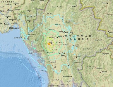 Miniatura: Silne trzęsienie ziemi. Epicentrum na...