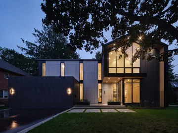 Minimalistyczny dom dla młodej rodziny, projekt LN Studio 