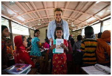 Martyna Wojciechowska z Rabiją w Bangladeszu 