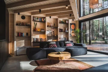 Salon w stylu boho, Jan Sekuła z pracowni Zarysy 