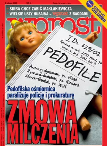 Okładka tygodnika Wprost nr 6/2003 (1054)