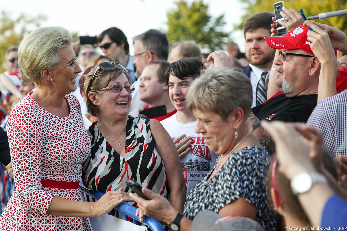 Spotkanie prezydenta Andrzeja Dudy z Polonią w New Britain w USA 