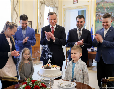 Marzeniem 7-latka było spotkanie z prezydentem Dudą. Jego urodziny...