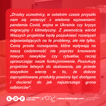 make me! 16. edycja konkursu organizowanego przez Ł&oacute;dź Design Festival