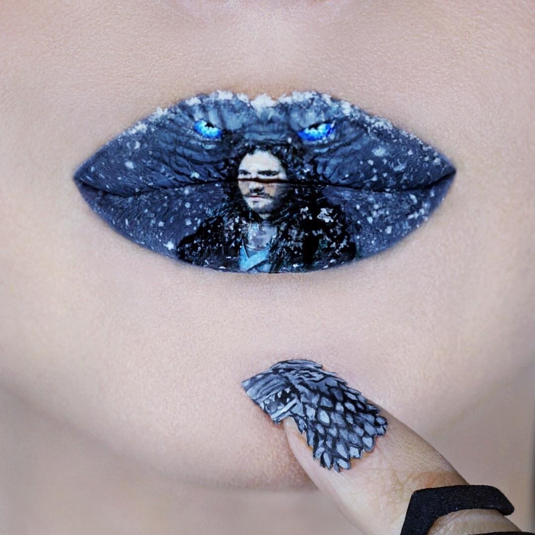 Makijaż ust w wykonaniu Ryan Kelly 