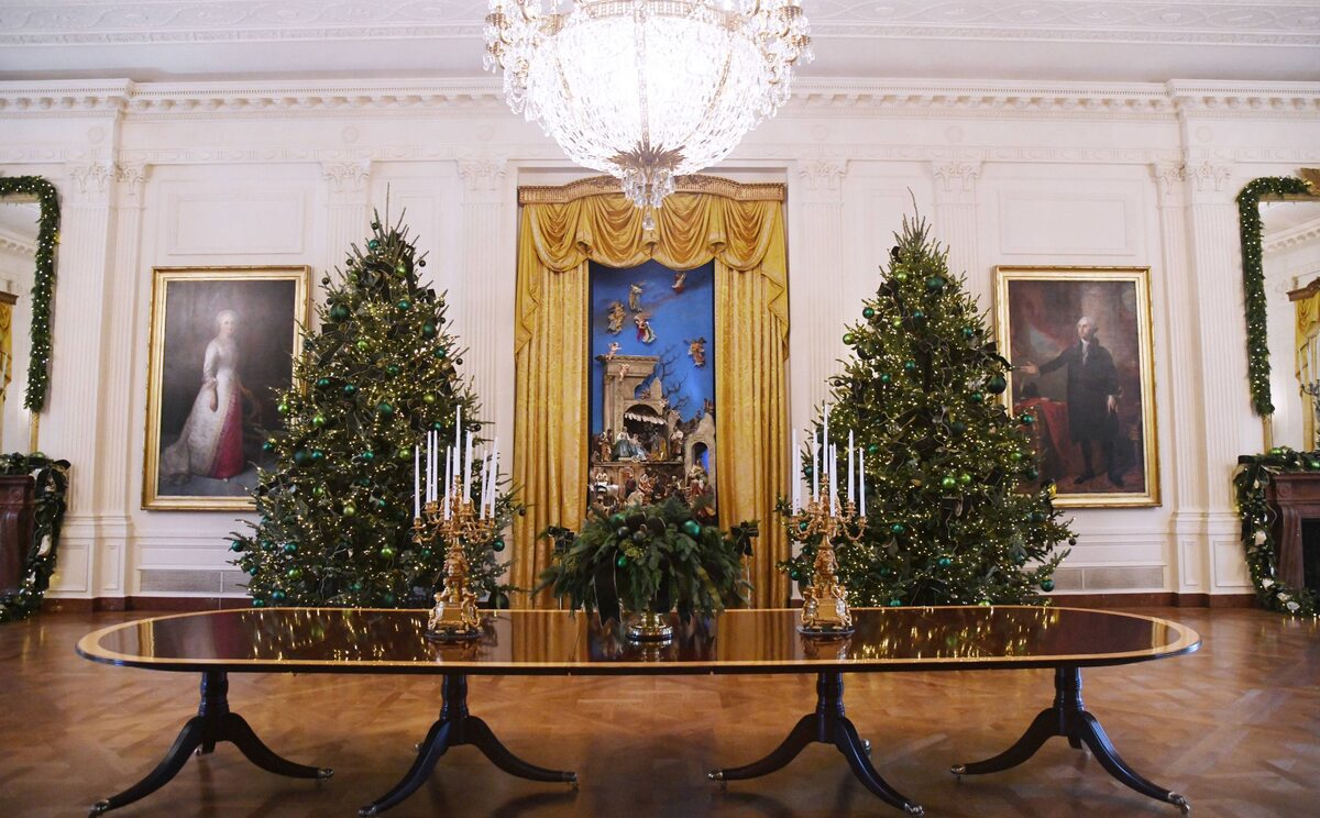 Świąteczne dekoracje w Białym Domu 