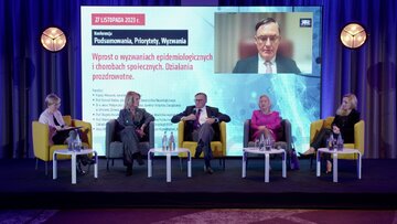 Wizjonerzy Zdrowia 2023 &ndash; Panel 5: &bdquo;Wprost o&nbsp;wyzwaniach epidemiologicznych i&nbsp;chorobach społecznych.&rdquo;