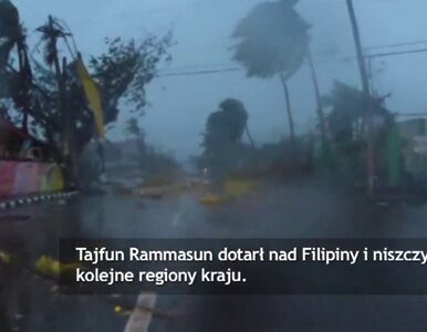 Miniatura: Tajfun Rammasun uderzył w Filipiny. Ludzie...