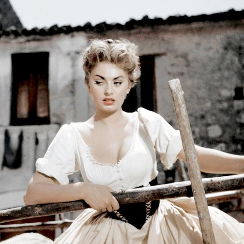 Sophia Loren w filmie „Piękna młynarka” (1955) 