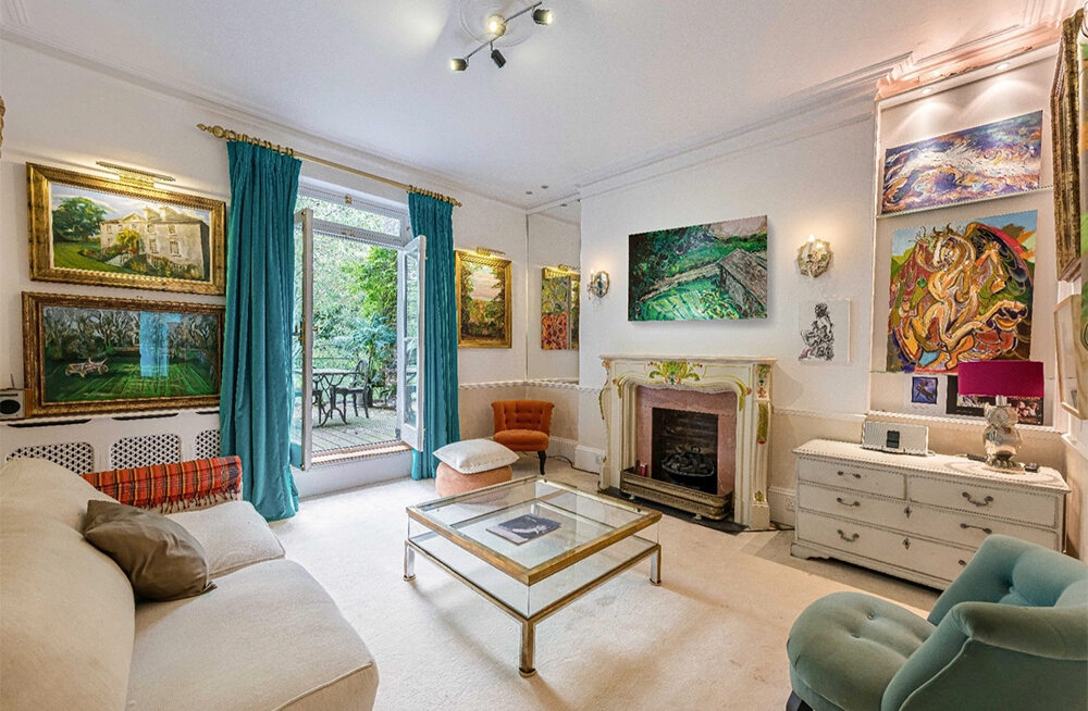 Dom Rona Wooda w Notting Hill w Londynie 