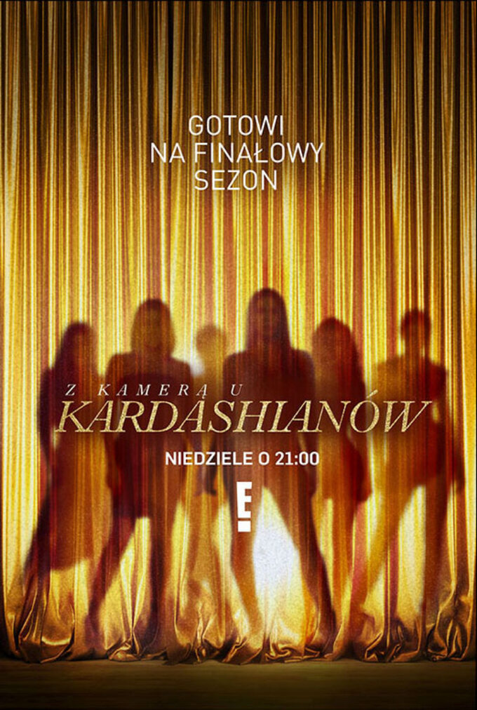 Plakat programu „Z kamerą u Kardashianów”