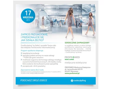 Miniatura: Zeltiq Coolsculpting. PROFEMED Medycyna...