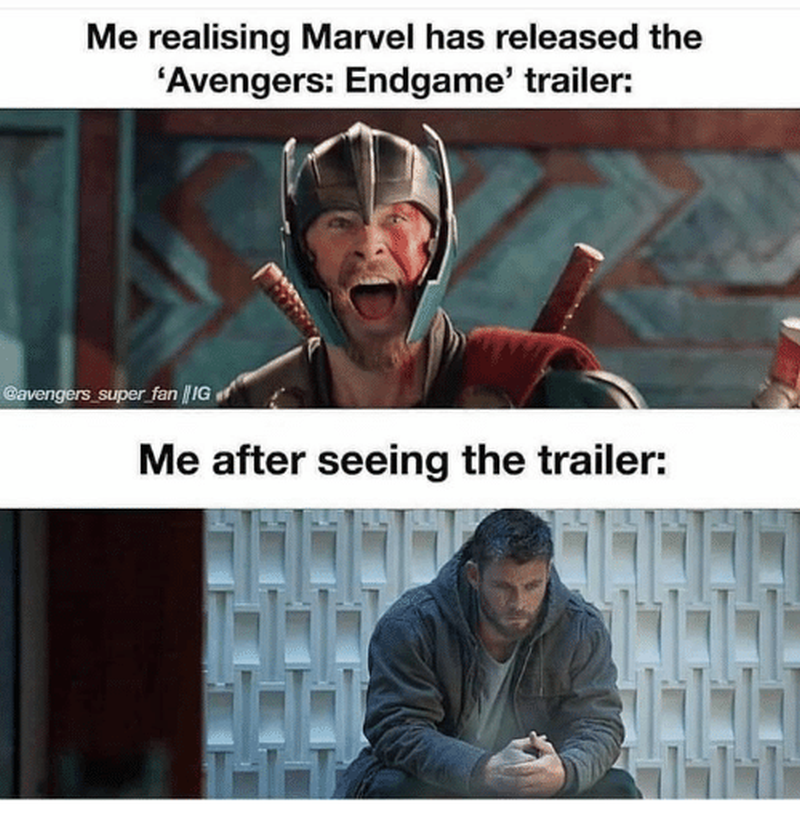 Mem zainspirowany nadchodzącym filmem „Avengers: Endgame” 