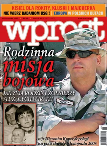 Okładka tygodnika Wprost nr 46/2003 (1094)