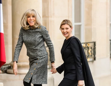 Miniatura: Brigitte Macron spotkała się z Ołeną...