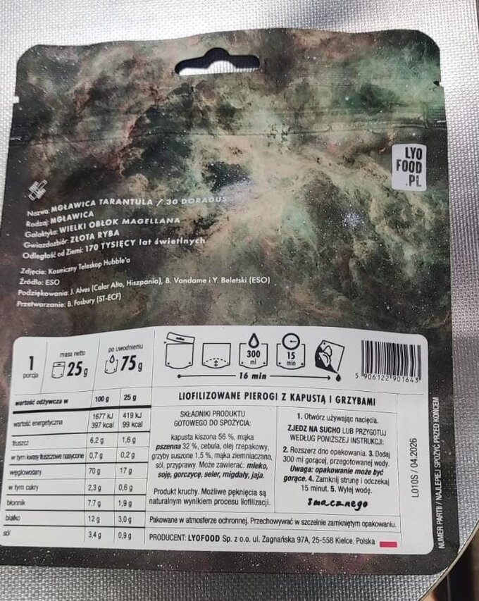 Astropierogi z Żabki