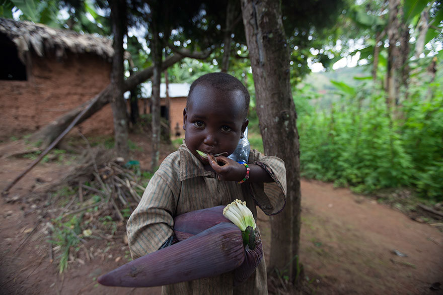 Burundi. 29 dolarów miesięcznie na osobę dorosłą. Wyschnięta kukurydza 