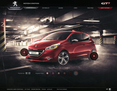 Miniatura: Kampania Peugeota 208 GTi w nowych mediach