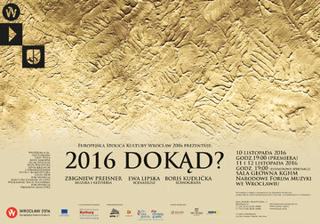 Plakat "2016 dokąd?"