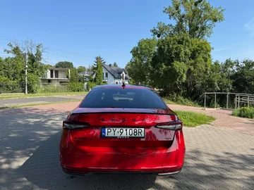 Skoda Superb Sportline 2.0 TSI 265 KM 4x4, tył Skoda Superb Sportline 2.0 TSI 265 KM 4x4, widok z tyłu