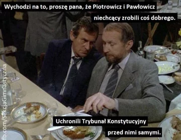 Mem komentujący przepisy dot. nominacji do TK 