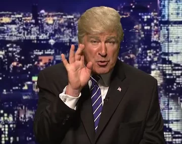 Alec Baldwin jako Donald Trump 