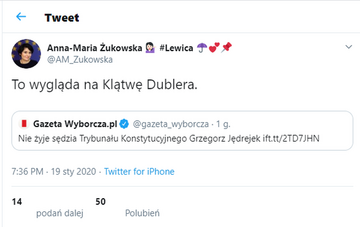Wpis Anny Marii Żukowskiej