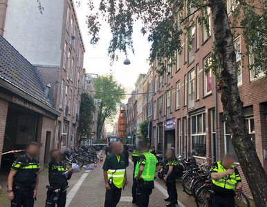 Miniatura: W Amsterdamie postrzelono dziennikarza....