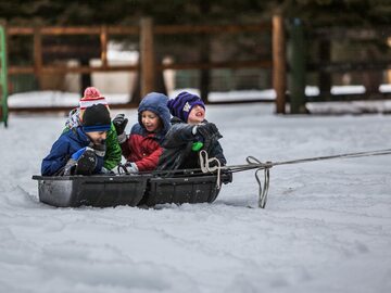 Dzieci podczas ferii zimowych. Zdjęcie ilustracyjne