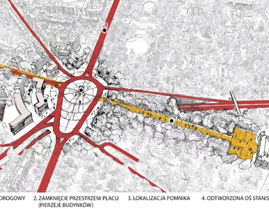 Miniatura: Łuk triumfalny w Warszawie? Głos...