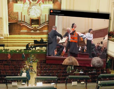 Miniatura: Incydent w Filharmonii Narodowej. Na scenę...