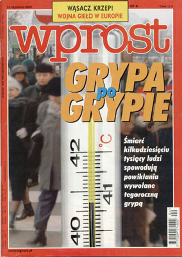 Okładka tygodnika Wprost nr 4/2000 (895)