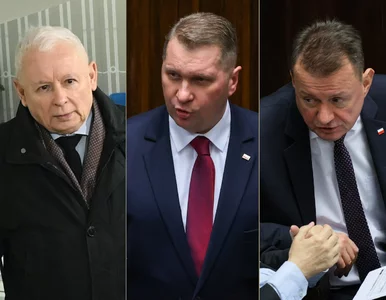 Miniatura: Sondaż. Kaczyński liderem, ale PiS...