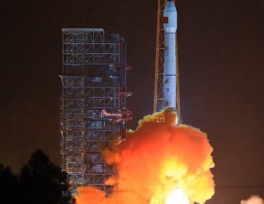 Miniatura: Chiny wystrzeliły satelitę. "Będzie...