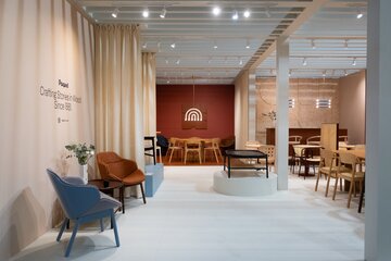 Stoisko marki Paged na&nbsp;targach Salone del Mobile 2025 w&nbsp;Mediolanie