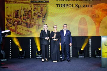 Dariusz Lipski &ndash; Prezes Zarządu i&nbsp;Monika Lipska &ndash; Dyrektor ds. rozwoju i&nbsp;handlu firmy Torpol &ndash;  Złoty Standard Inwestycji w&nbsp;Bezpieczne Opakowania Żywności