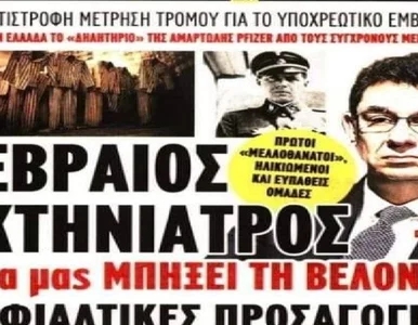 Miniatura: Grecki tabloid szokuje okładką. Porównuje...