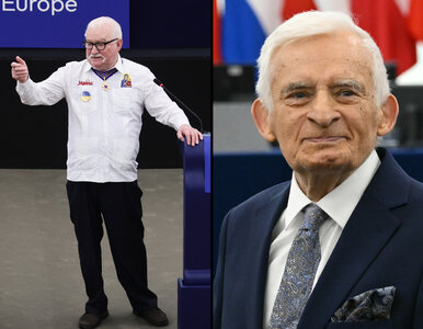 Miniatura: Wałęsa i Buzek w PE. Wręczono im wysokie...