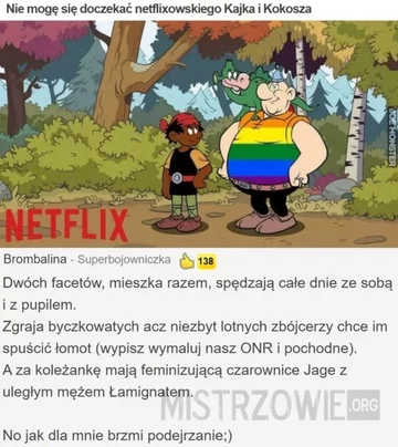 Mem atakujący Netfliksa za poprawność polityczną 