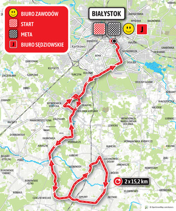 ORLEN Lang Team Race &ndash; mapa trasy