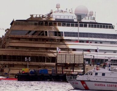 Miniatura: Costa Concordia zostanie przy brzegu wyspy...
