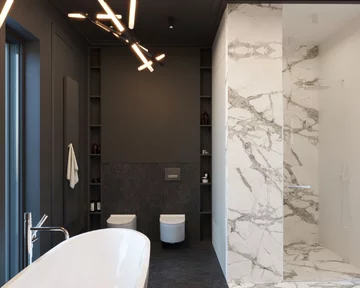 Dom z basenem, proj. Mikołajska Studio 