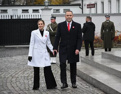 Miniatura: Marta Nawrocka w blasku fleszy. Tak...