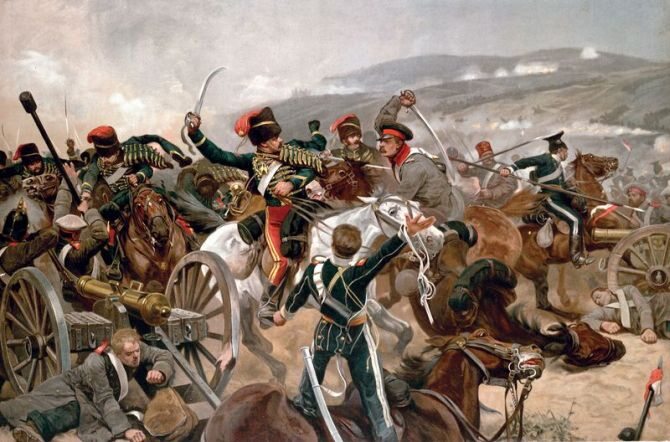 Szarża brytyjskiej kawalerii pod Bałakławą (fot. domena publiczna)