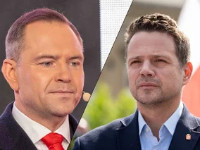 Miniatura: Nowy sondaż prezydencki. Trzaskowski i...