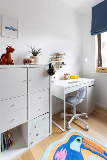 Mieszkanie dla rodziny 2+1, projekt i nadzór nad realizacją: Joanna Lemka-Wójcik, jlw studio 