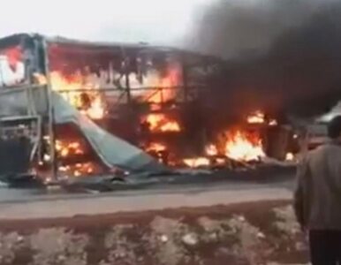 Miniatura: Pożar autobusu w Maroku. Ponad 30 ofiar...
